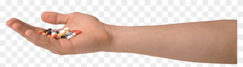 Pills In Hand Png - Hand With Pills Png Clipart