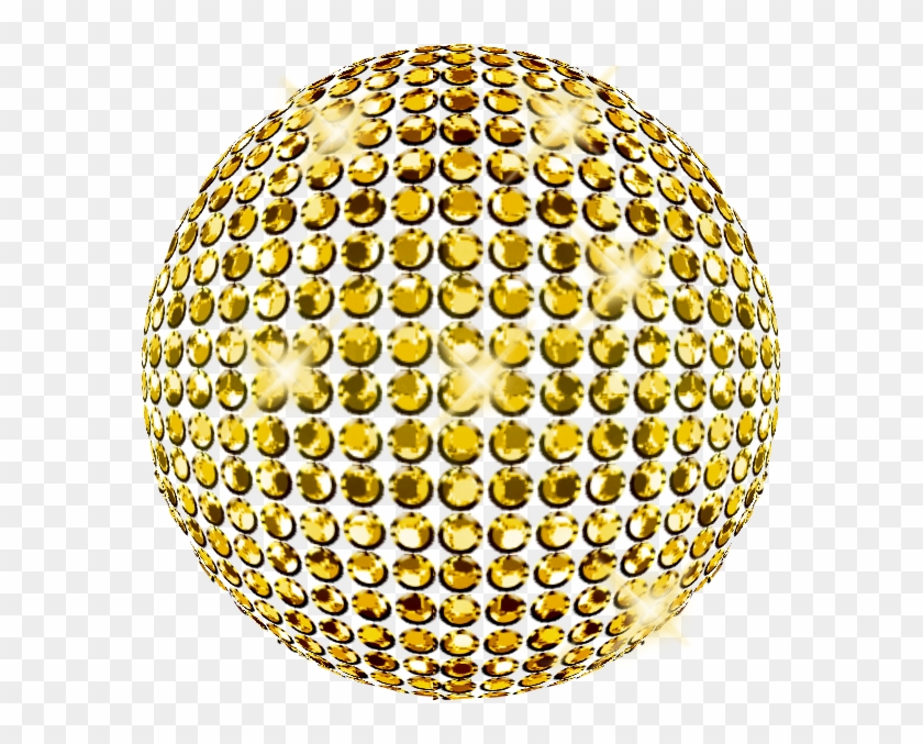 Gold Disco Ball - Disco Ball Clipart