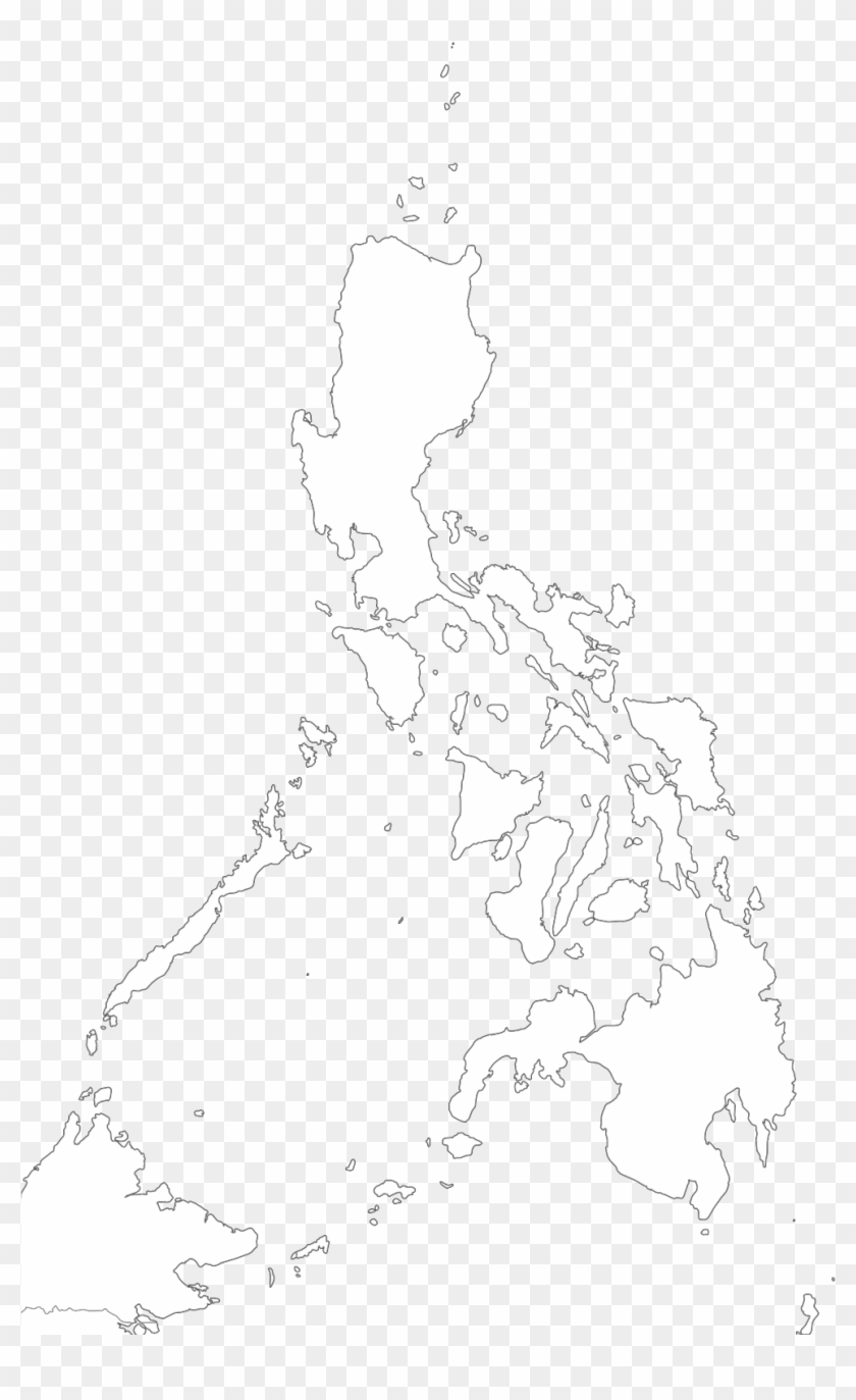 Click To View The Full-size Image - Black Philippine Map Png Clipart