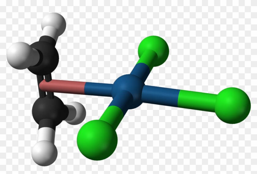 Zeise's Salt Anion From Xtal 3d Balls - Zeise's Salt Clipart