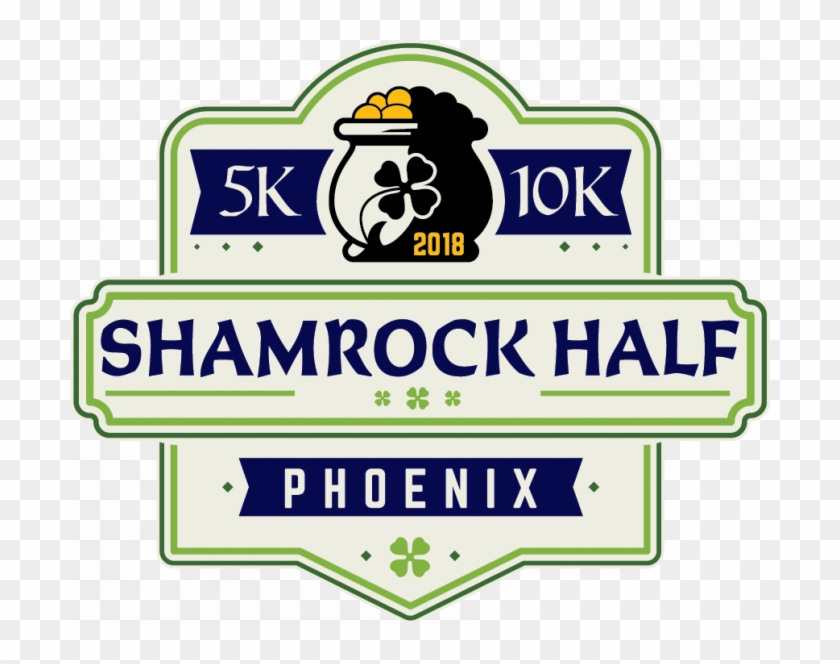 The 2nd Annual Shamrock Half Marathon / 10k / 5k / - Emblem Clipart #1220823
