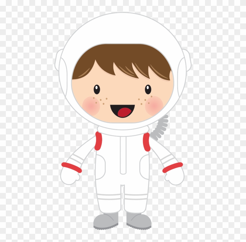 Medium Image - Girl Astronaut Clipart - Png Download