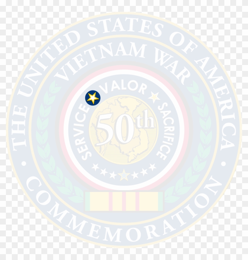 Seal In Commemoration Of The War In Vietnam - Circle Clipart #1222064