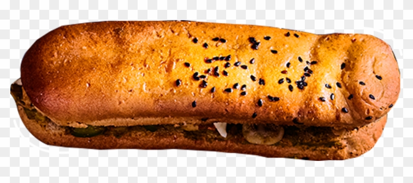 Mushroom Cheese Hot Dog - Ciabatta Clipart