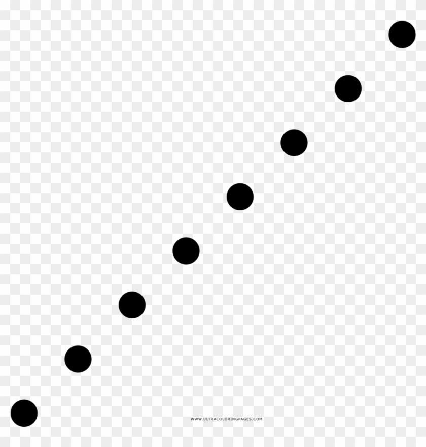 Dotted Line Coloring Page - Circle Clipart #1222352