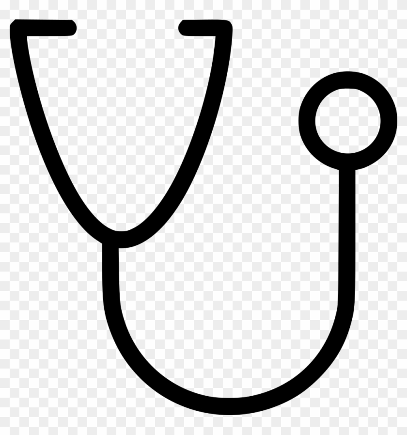 Png File - Stethoscope Line Icon Clipart #1222704