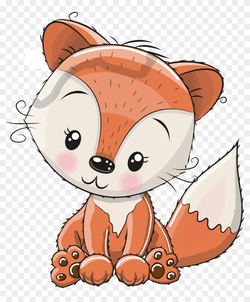 Cute Fox Pictures - Cute Fox Cartoon Fox Girl Clipart #1222705