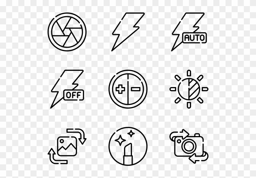 Camera Interface - Hand Drawn Icon Png Clipart