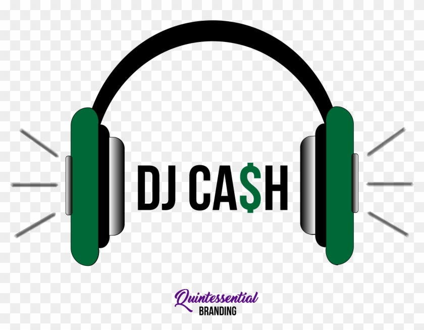 Dj Cash Logo - Graphic Design Clipart