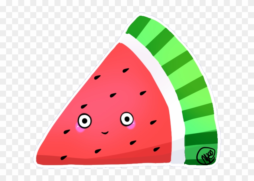 Picture Royalty Free Download Melon Drawing Kawaii - Kawaii Watermelon Png Clipart