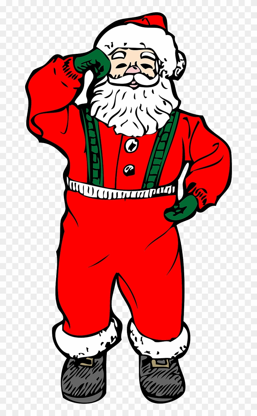 Free To Use & Public - Dancing Santa Gif Png Clipart