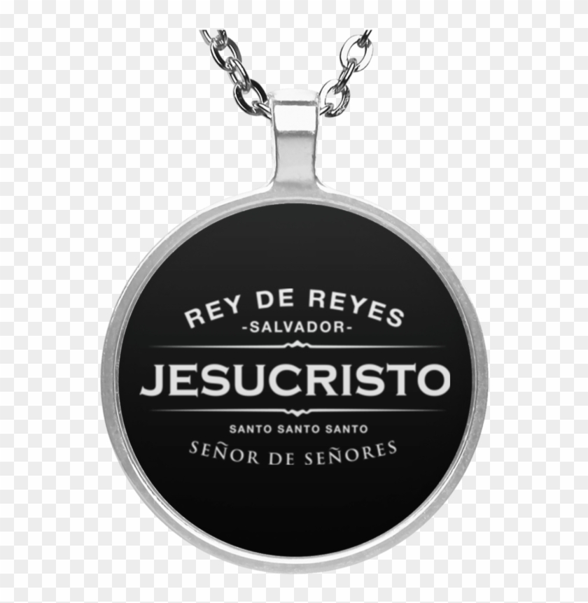 Bulldog Christmas Wreath Round Pendant Necklace , Png - Locket Clipart #1224394