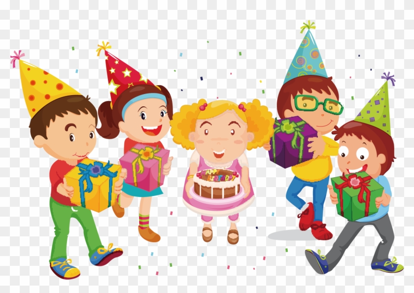 Birthday Hat Clipart Childrens Party - Children's Party Clipart - Png Download #1224464