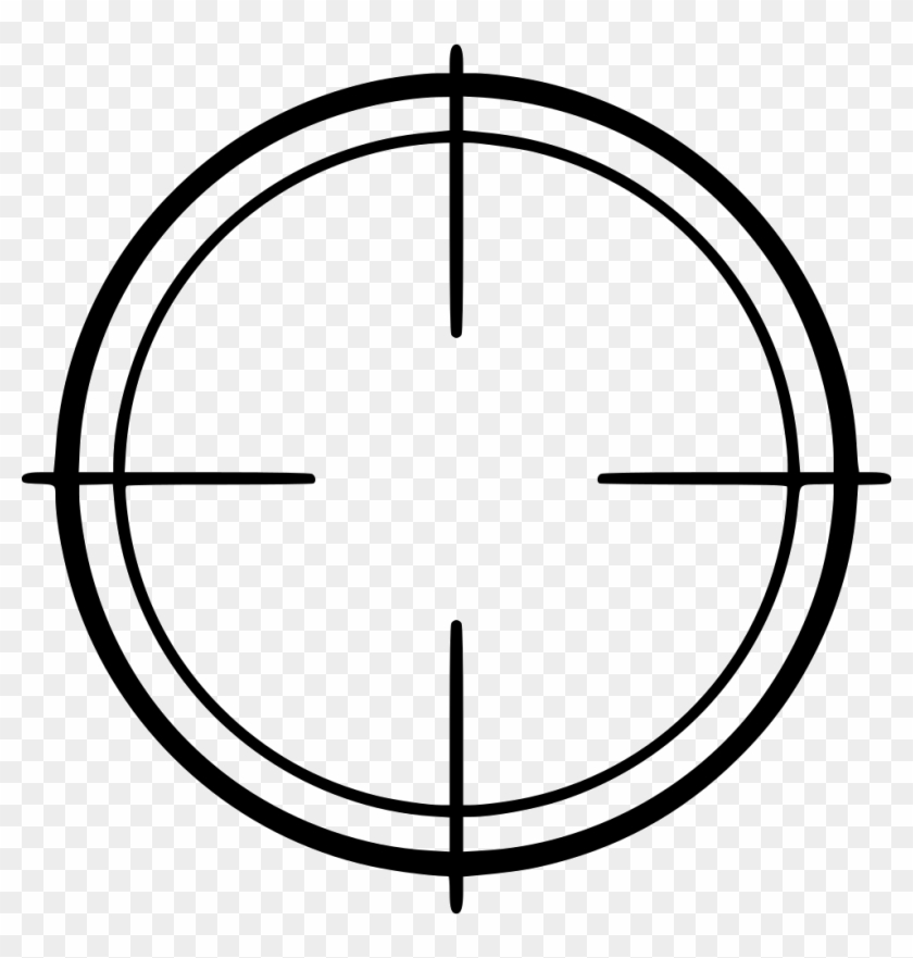 Png File Svg - Thin Crosshair Png Clipart