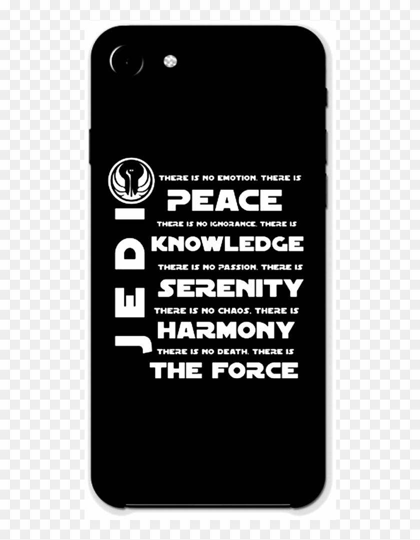 Jedi Code Cell Phone - Smartphone Clipart