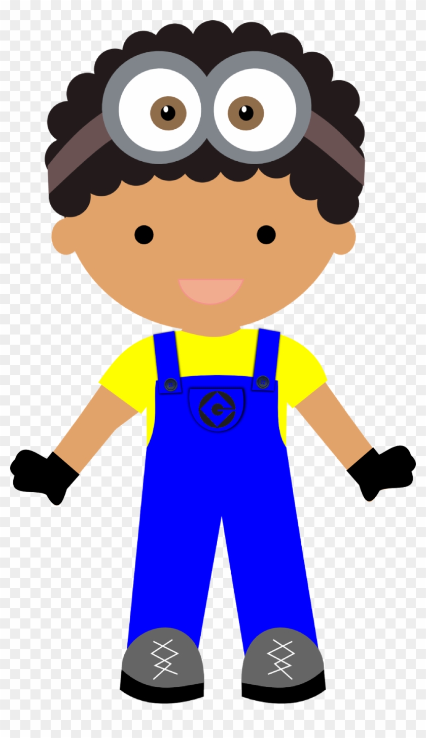 Vision Clipart Minion - Boneco Negro Png Transparent Png #1224821