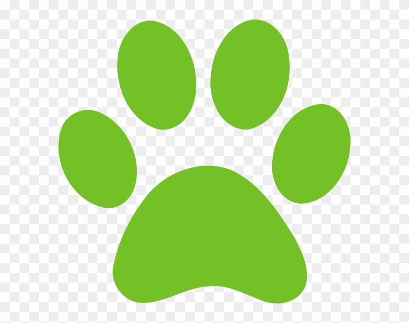 Pawprint Png - Dog Paw Prints Color Clipart #1225315