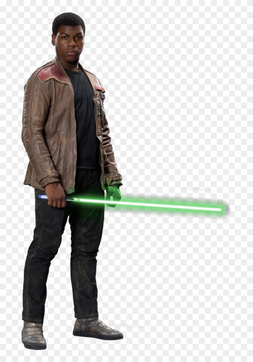 Green Lightsaber Png - Finn Star Wars Png Clipart