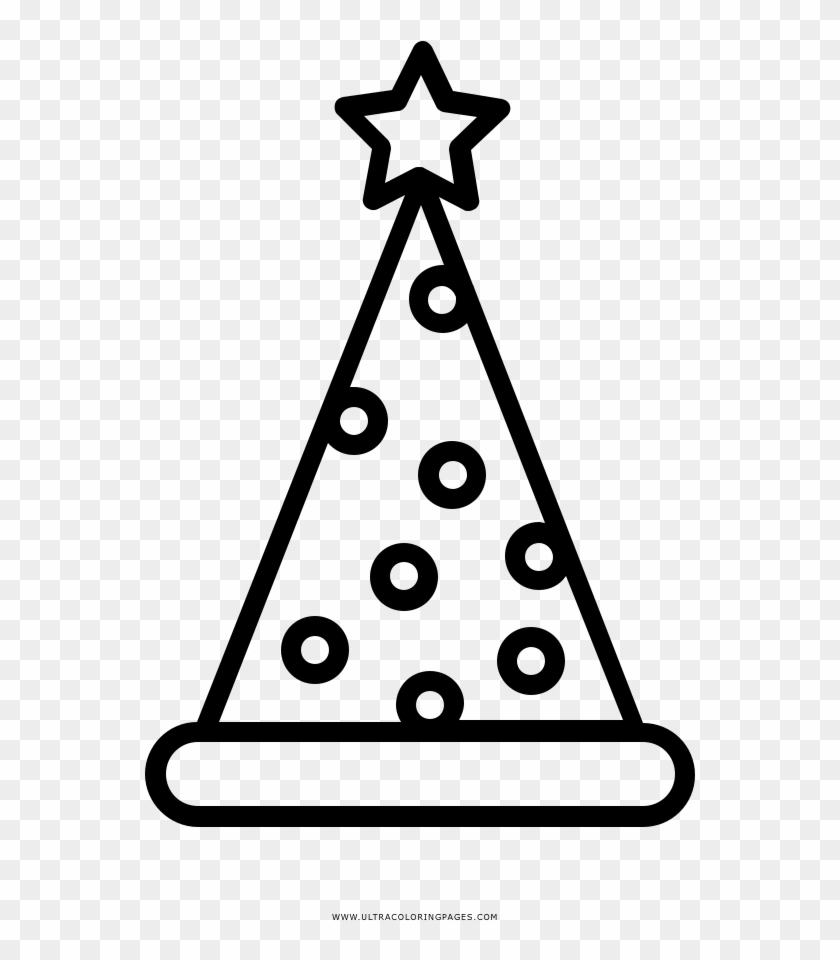 Party Hat Coloring Page - Product Enhancement Icon Clipart #1225483