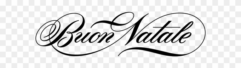750 X 536 5 - Buon Natale In Cursive Clipart