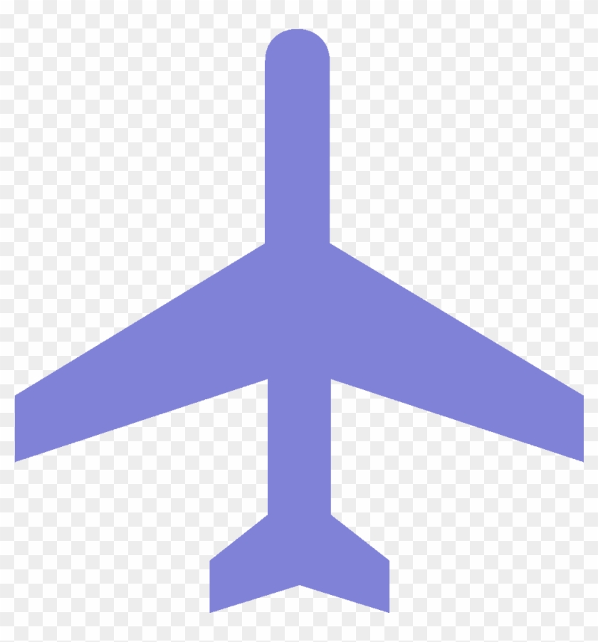Airplane Icon Png - Airplane Icon Png Blue Clipart #1225733