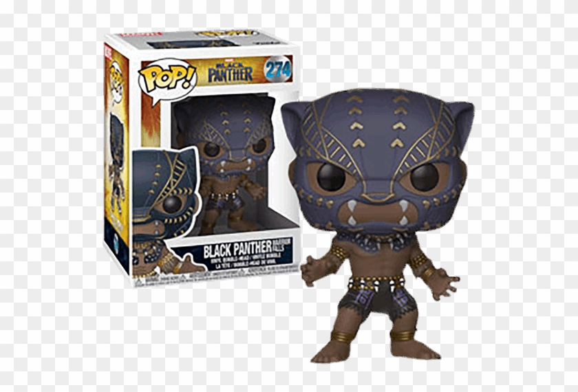 Black Panther In Warrior Falls Outfit Pop Vinyl Figure - Figurine Pop Black Panther Clipart