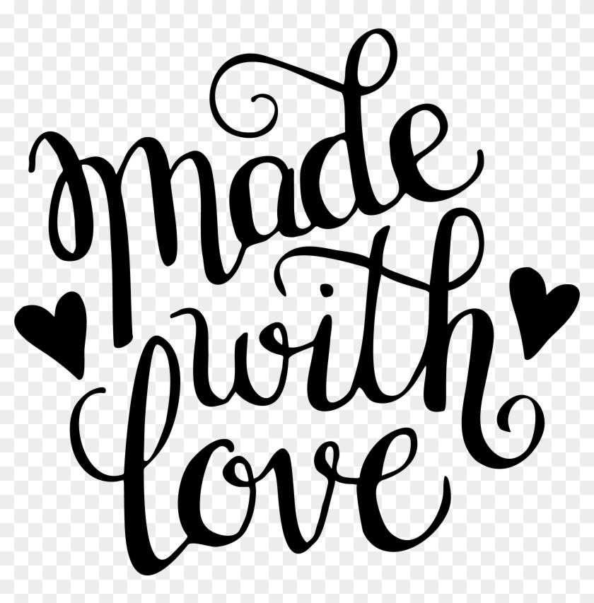 Circut Explore Air 2, Creative Lettering, Hand Lettering, - Made With Love Clipart