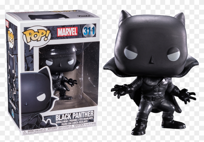 Black - Black Panther Funko Pop Exclusive Clipart #1225870