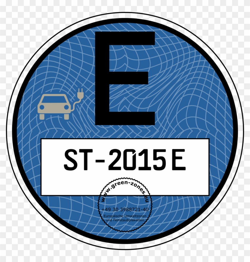 The German E-badge - German Road Sign Frei Clipart #1226039