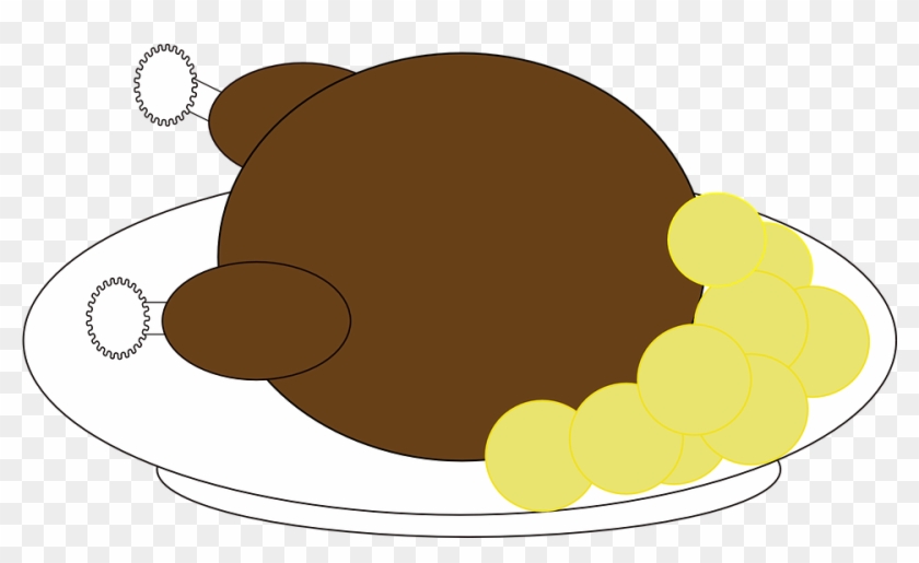 Cooked Turkey Png - Potato Chicken Clipart Transparent Png #1226138