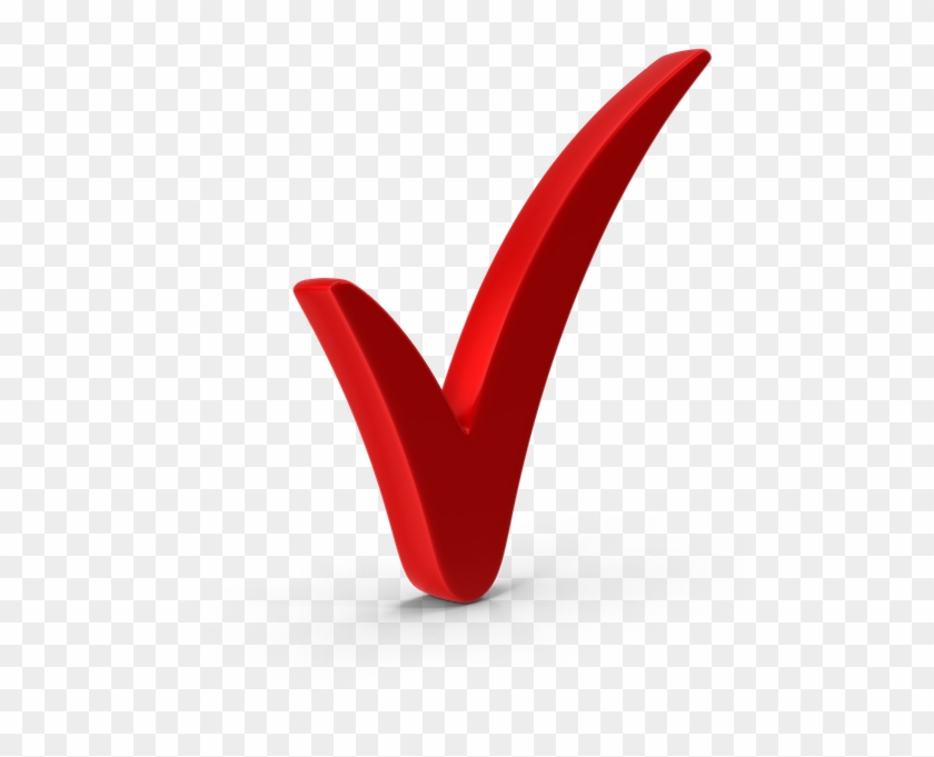 Red Checkmark Png - Checkmark In Red Png Clipart #1226213