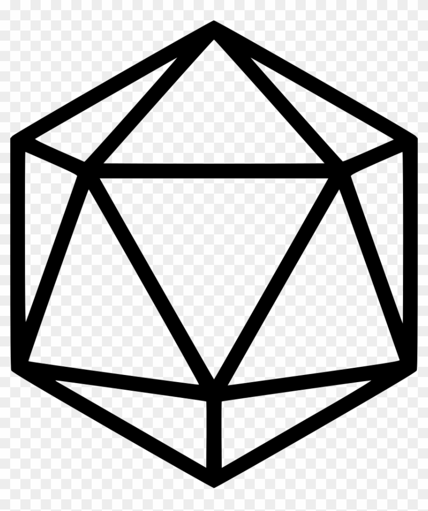Png File Svg - 20 Sided Dice Transparent Clipart