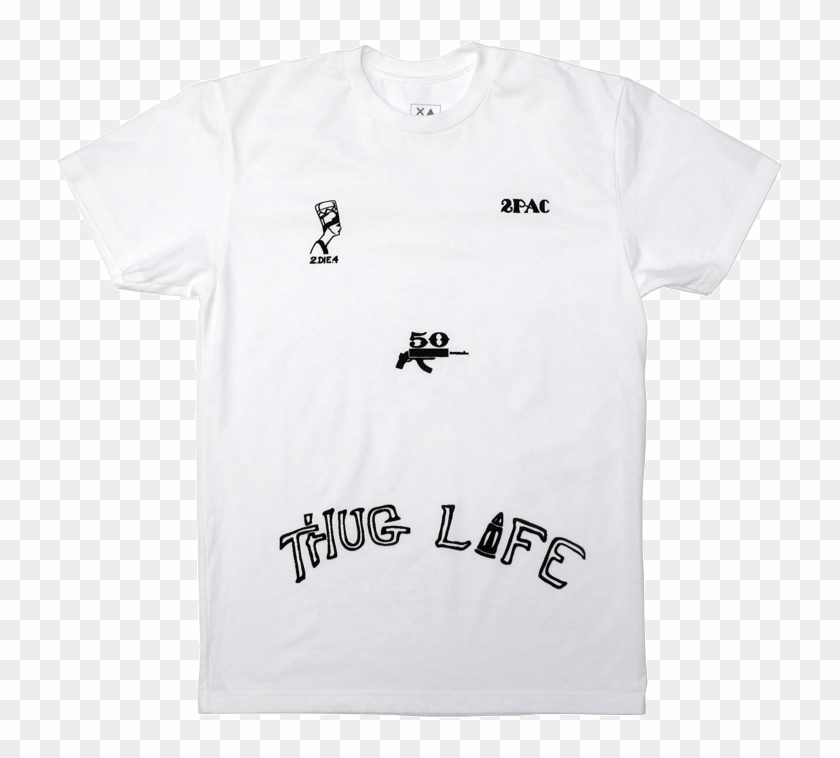 Thug Life Tee From Smplfd - Active Shirt Clipart #1226319