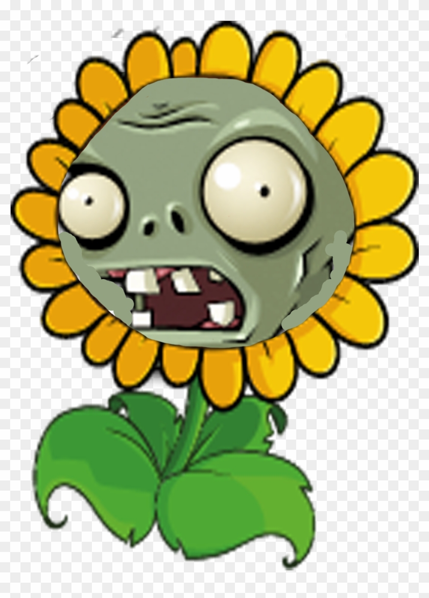 Jpg Library Library Image Zombie Png Plants Vs Zombies - Sunflower Cute Clipart Png Transparent Png #1226444