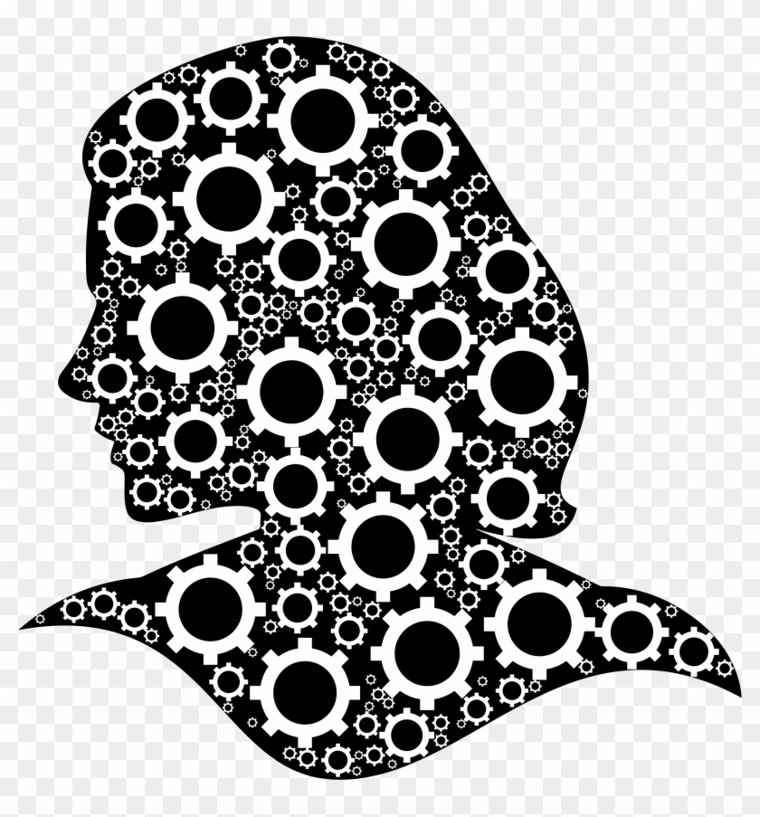 This Free Icons Png Design Of Female Gear Head Clipart #1226834