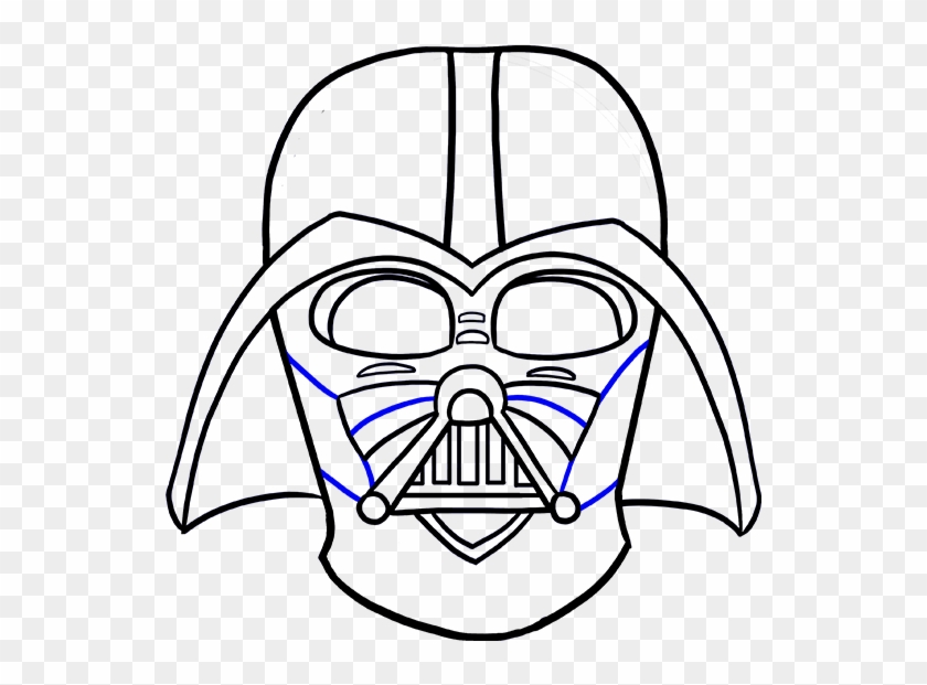 19 Darth Vader Mask Free Stock Huge Freebie Download - Darth Vader Helmet Simple Clipart #1227123