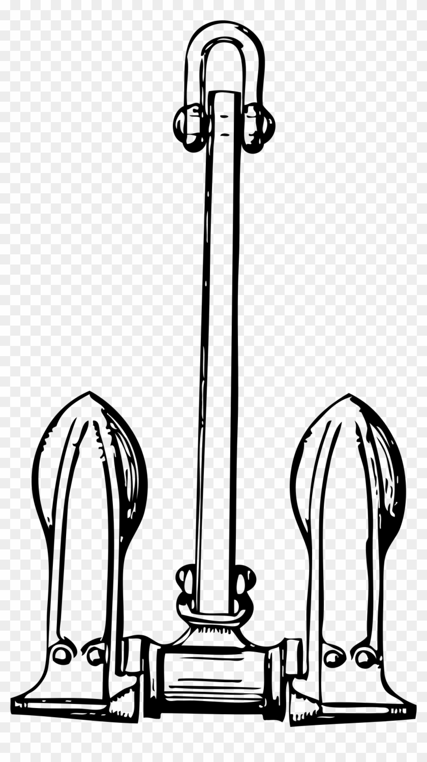 This Free Icons Png Design Of Stockless Anchor Clipart #1227124