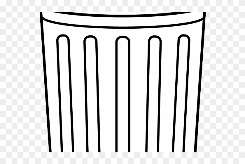 Trash Can Clipart Png Tumblr - Monochrome Transparent Png #1227785