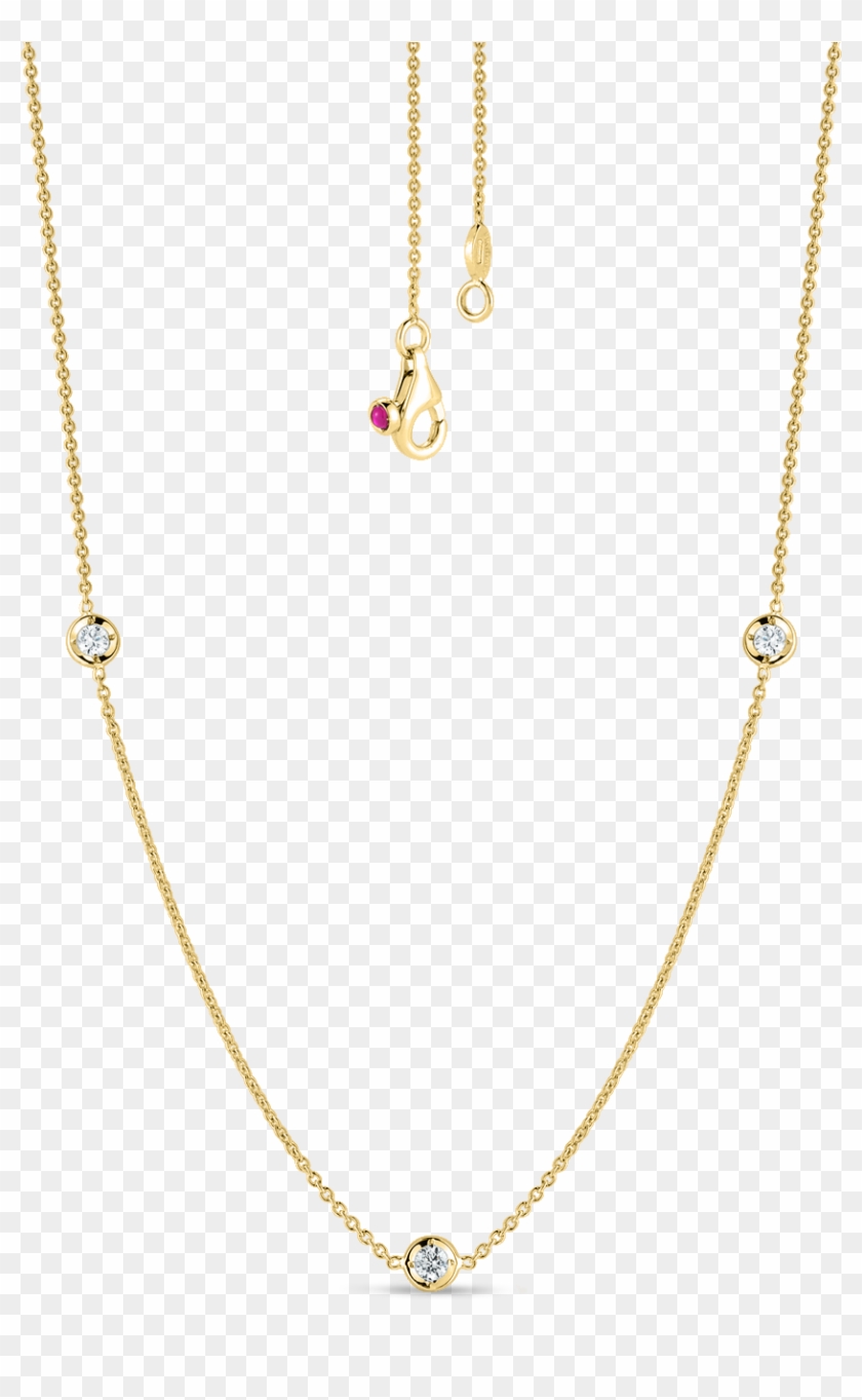 Roberto Coin Diamonds By The Inch 18k Yellow - Necklace Clipart