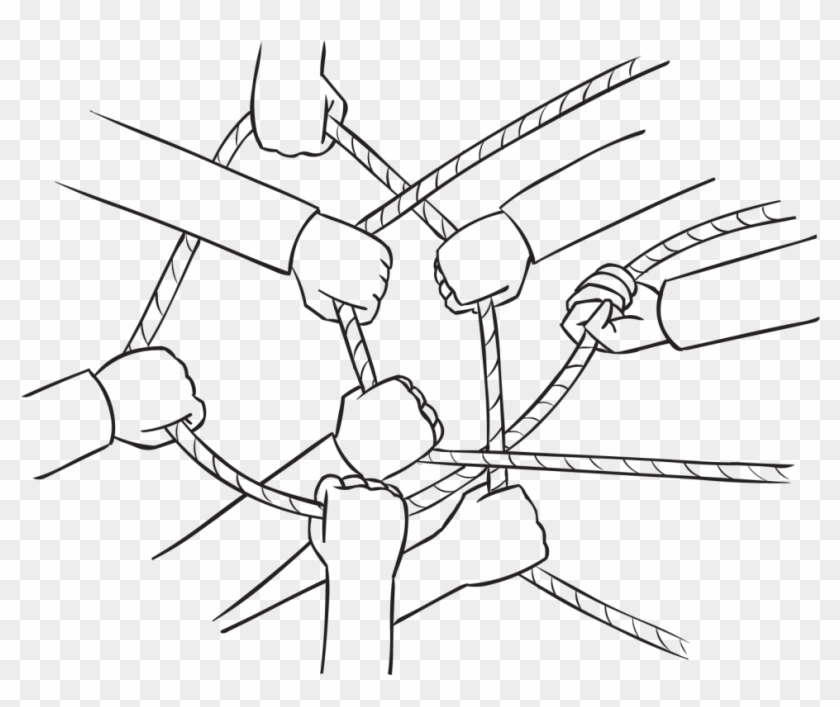 My Problem Fun Variation Of Classic Human - Group Of Hands Holding Drawing Clipart