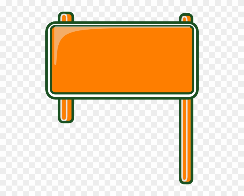 Blank Road Sign Png - Road Sign Blank Clipart Transparent Png #1228336