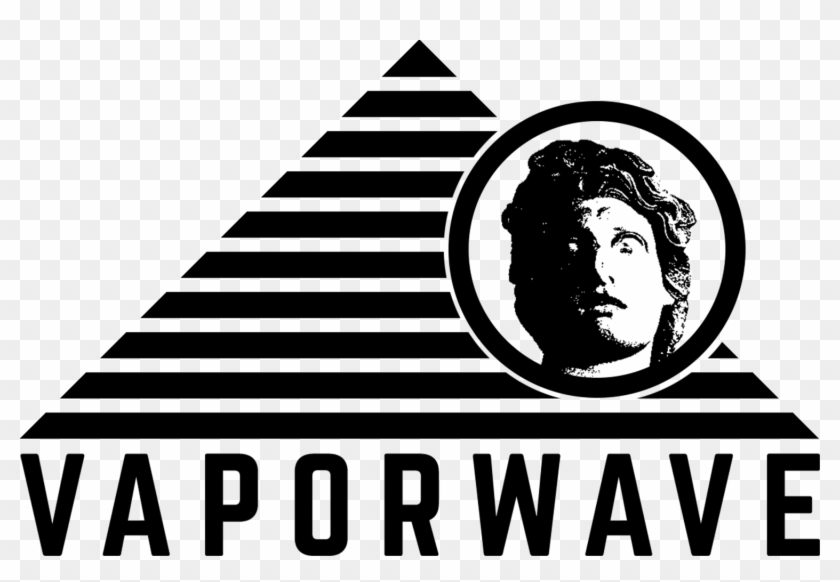 Engin Can - Vaporwave - Vaporwave Black White Png Clipart #1228864