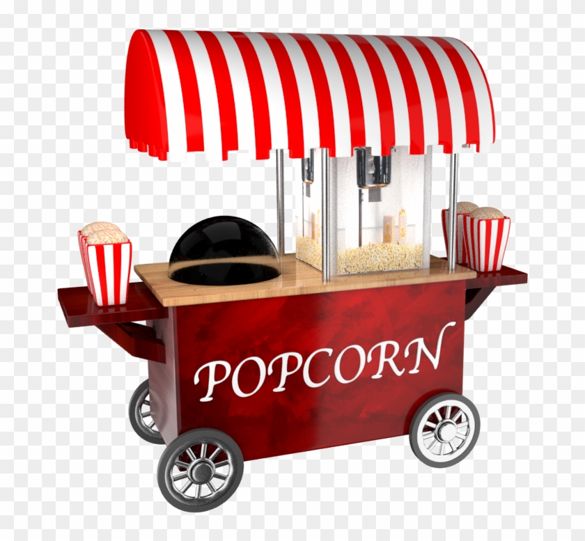 Popcorn Stall Clipart