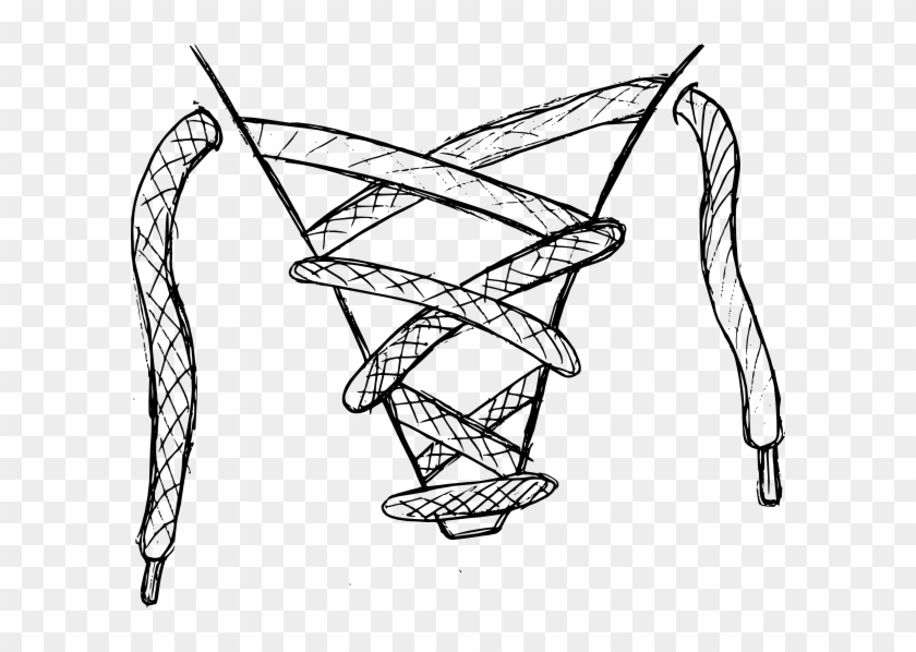 600 X 518 11 - Shoe Laces Clip Art - Png Download