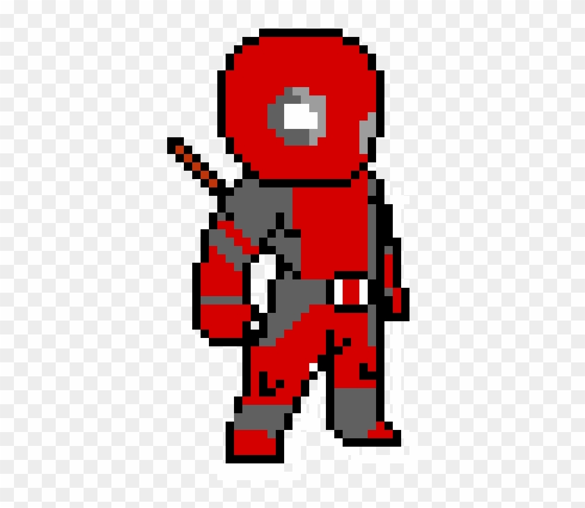 Deadpool - Deadpool Pixel Art Clipart