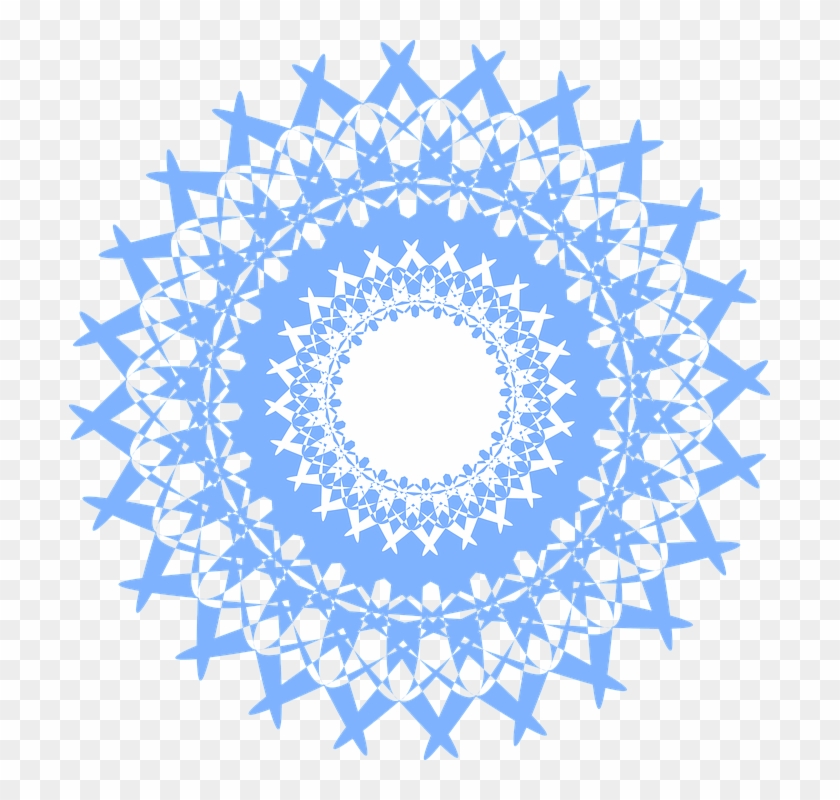 Lace Vector Graphics - Red Mandala Png Hd Clipart