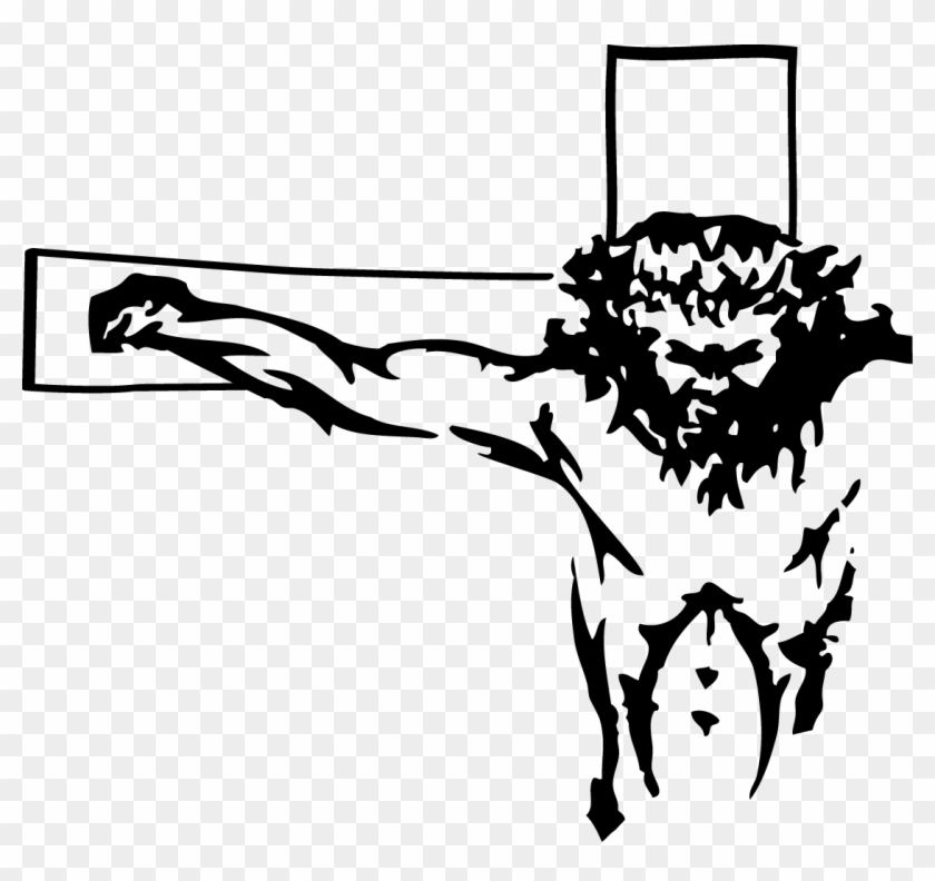 Jesus Raised Lazarus From Death - Jesus On The Cross Svg Clipart