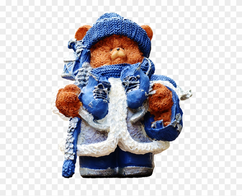 Christmas, Teddy, Figure, Santa Hat, Fun, Funny, Cute - Importante En La Navidad Clipart