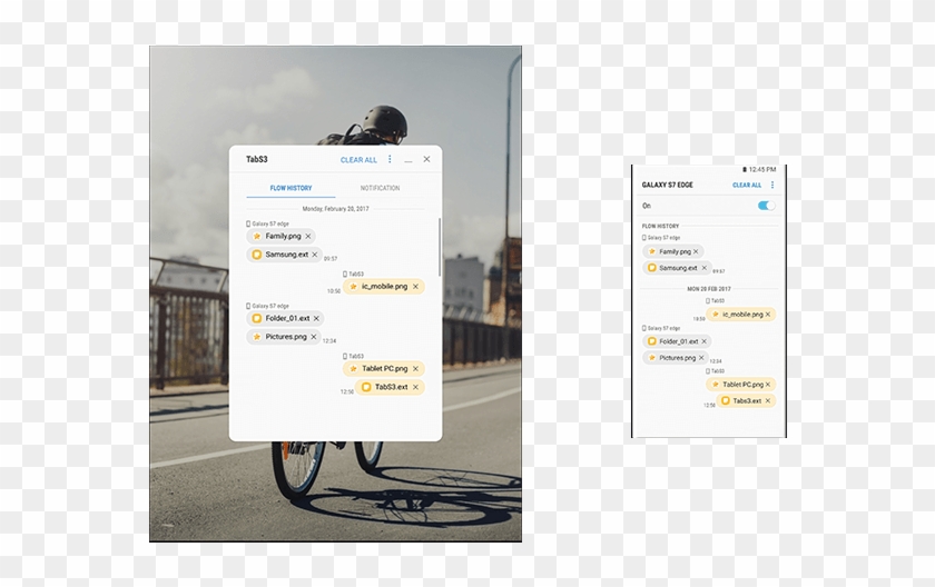 Front View Of Galaxy Tab S3 With Example Instructions - Samsung Galaxy Clipart #1229909