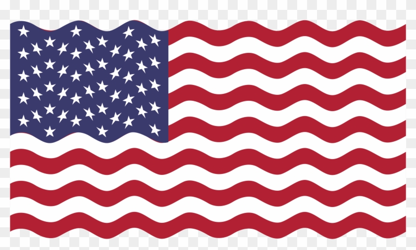 This Free Icons Png Design Of America Usa Flag Wavy Clipart #1229957
